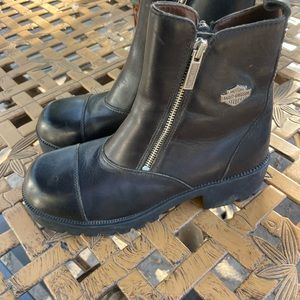 Harley-Davidson Black Moto Boots